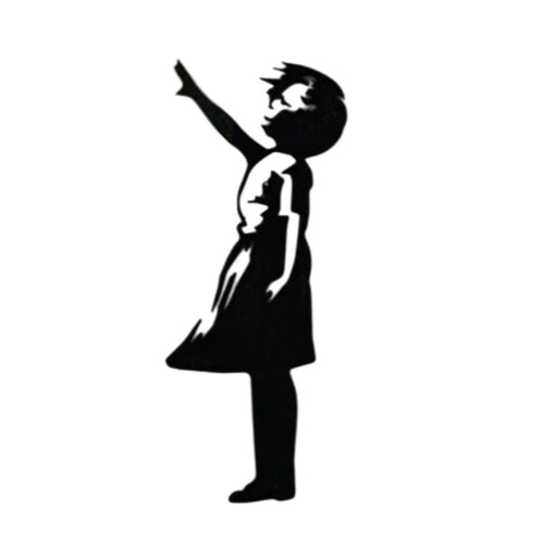 Fille au ballon de Banksy – Personnalisation Madame Boussiquot