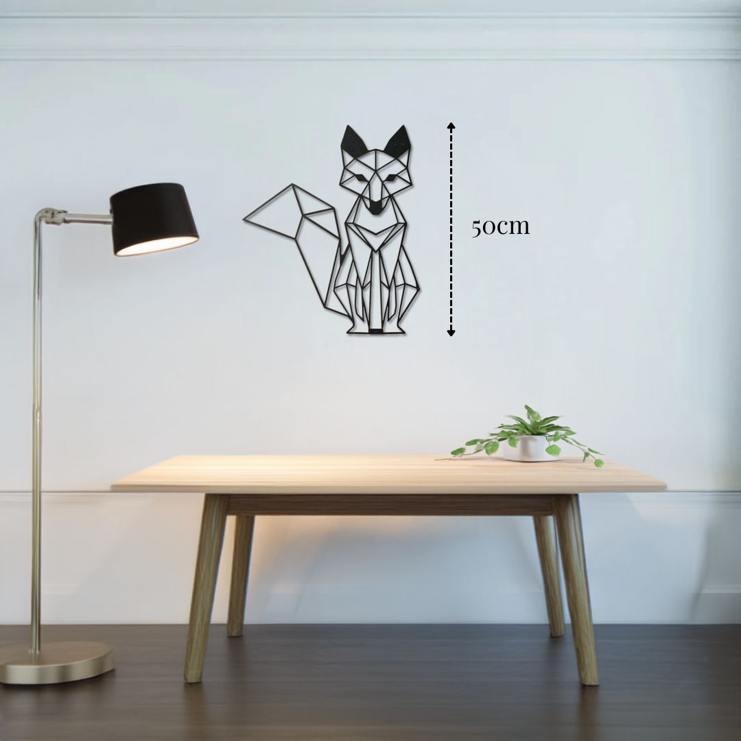 Déco Renard Murale Métal PrecisionMetal