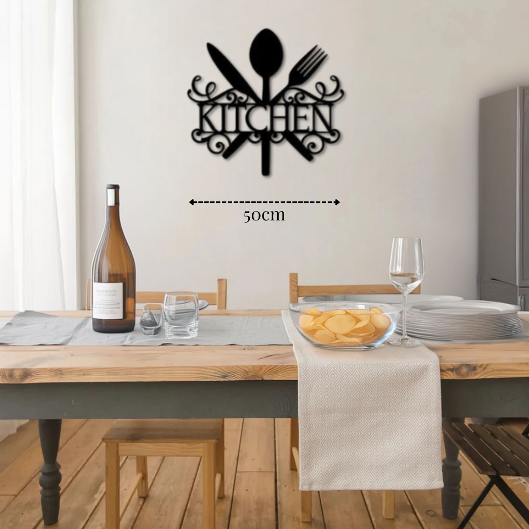Décoration Cuisine Industrielle Murale PrecisionMetal