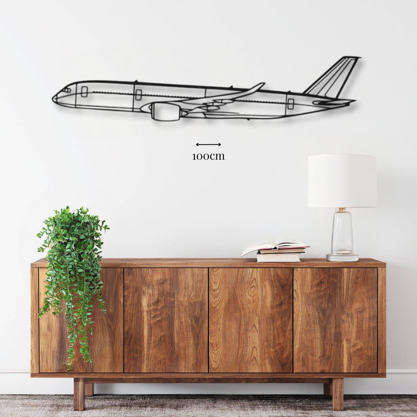 Décoration métal Avion Airbus A350 Precision