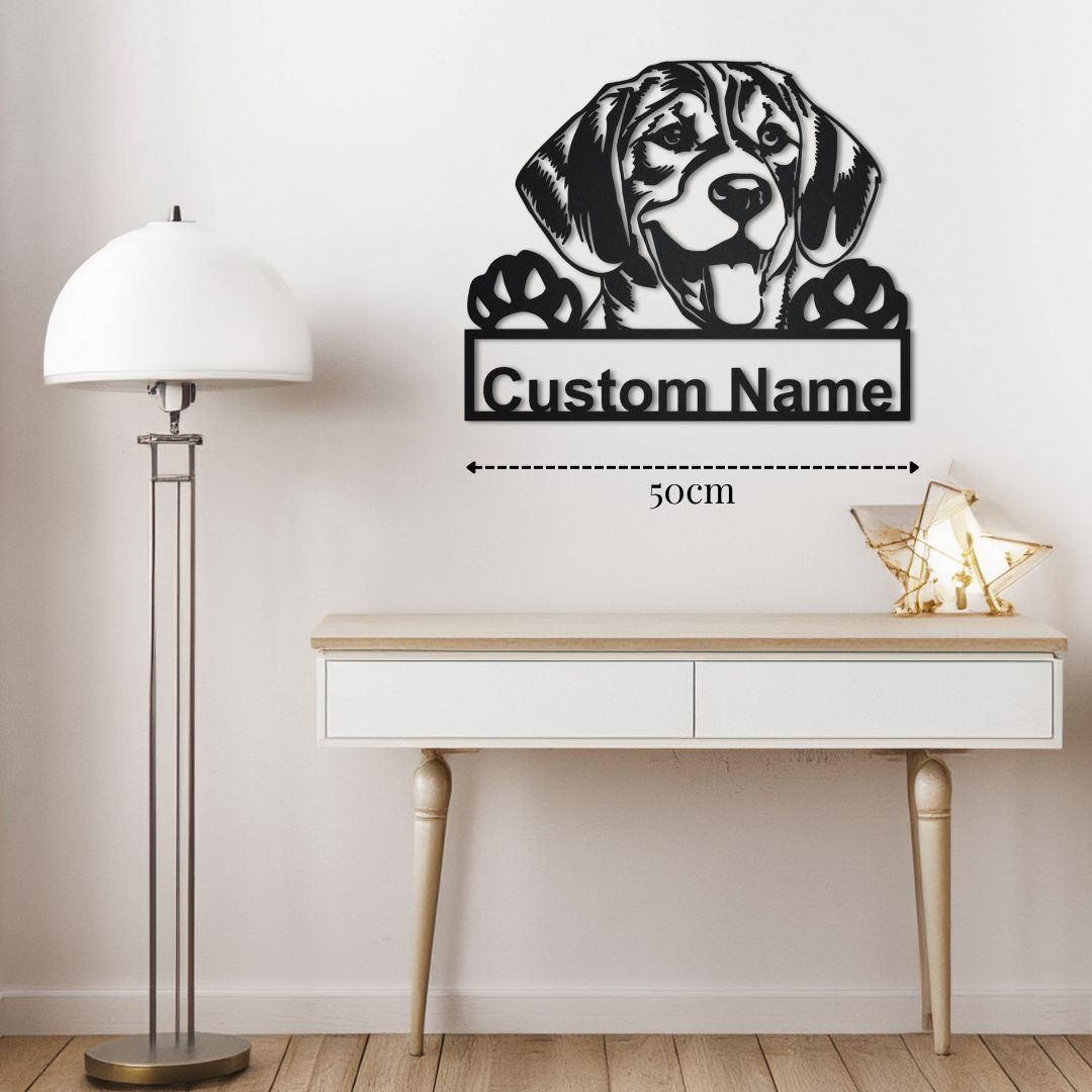 Décoration Métal Beagle Murale PrecisionMetal