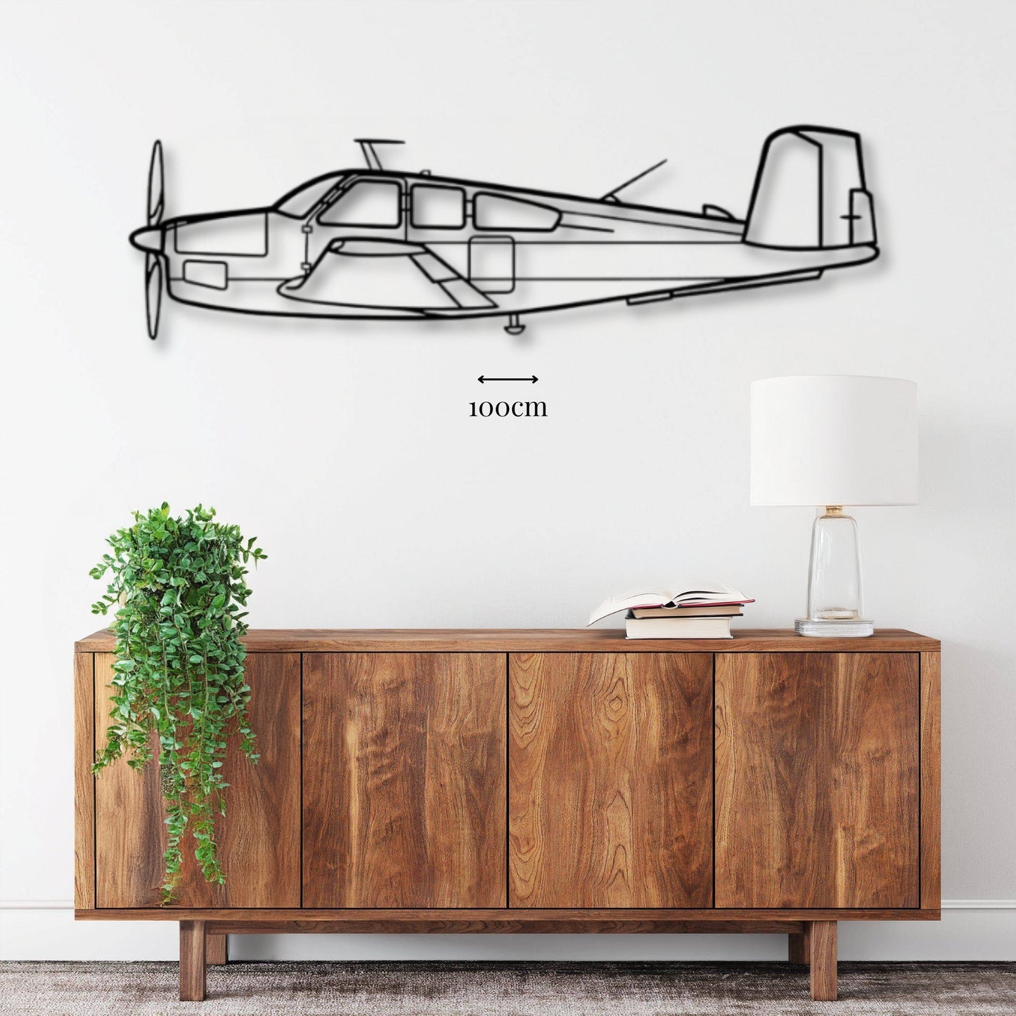 Décoration murale Avion Beechcraft V35 Bonanza Precision