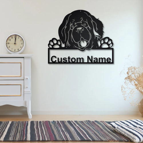 Décoration Murale Chien Terre-Neuve PrecisionMetal