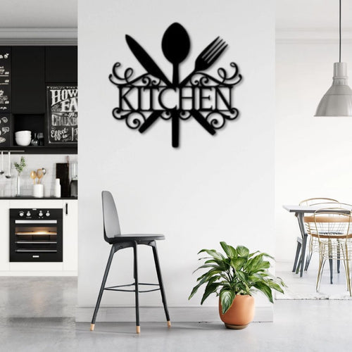 Décoration Murale Cuisine Industrielle PrecisionMetal