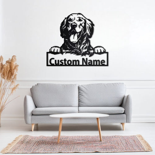 Décoration Murale Golden Retriever PrecisionMetal