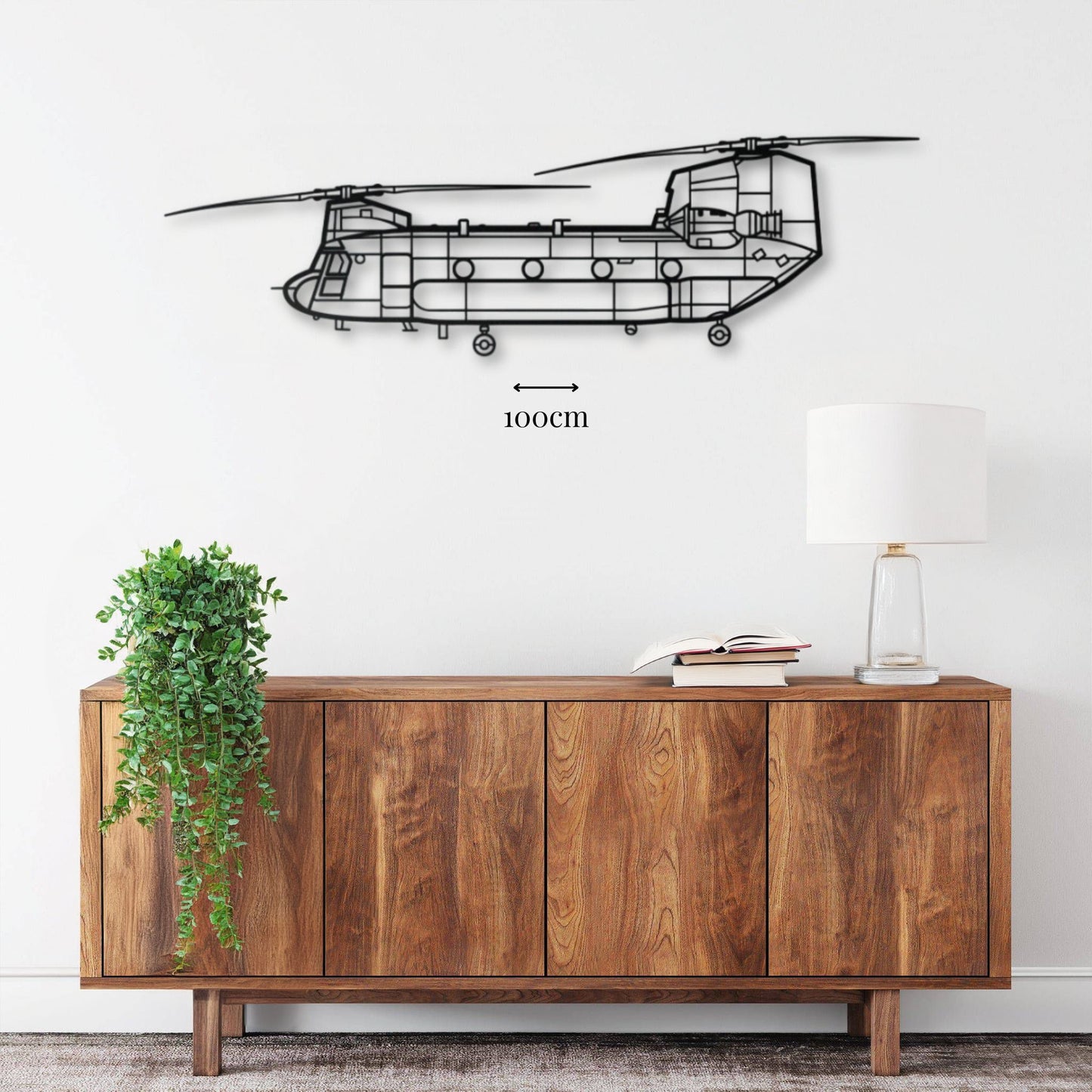 Décoration murale Hélicoptère Boeing CH-47 Chinook Precision