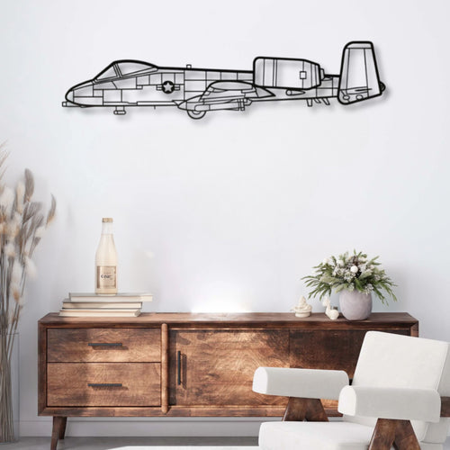 Décoration murale métal Avion Fairchild Republic A-10 Thunderbolt II