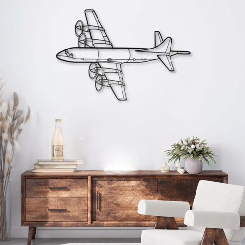 Décoration murale métal Avion Lockheed P-3C Orion Precision