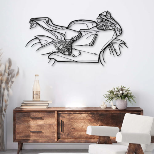 Décoration murale métal Moto Ducati Desmosedici GP8 (2008) PrecisionMetal