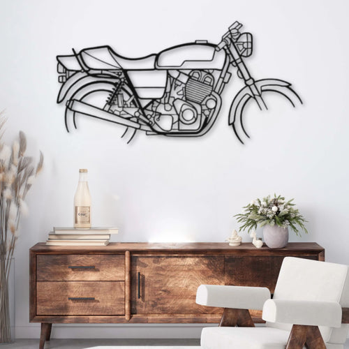 Décoration murale métal Moto Laverda Jota 1000 (1979) PrecisionMetal