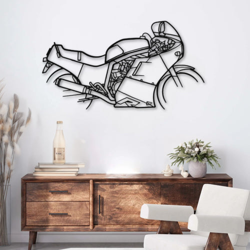Décoration murale métal Moto Suzuki GSX-R 750 (1986) PrecisionMetal
