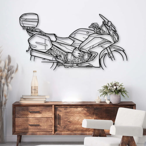 Décoration murale métal Moto Yamaha FJR1300 PrecisionMetal