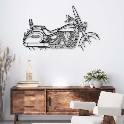 Décoration murale métal Moto Yamaha V-Star 1300 Tourer PrecisionMetal