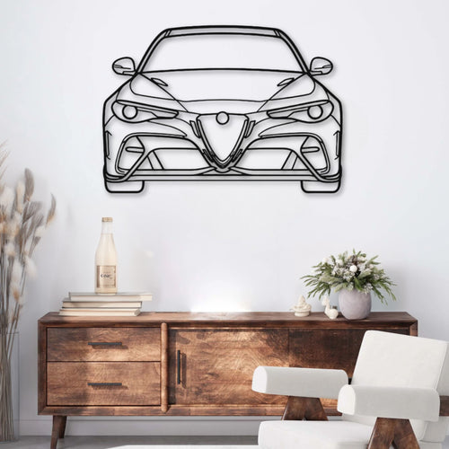 Décoration murale métal Voiture Alfa Romeo Giulia GTAm PrecisionMetal