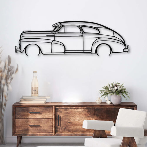 Décoration murale métal Voiture Chevrolet Fleetline (1947) PrecisionMetal