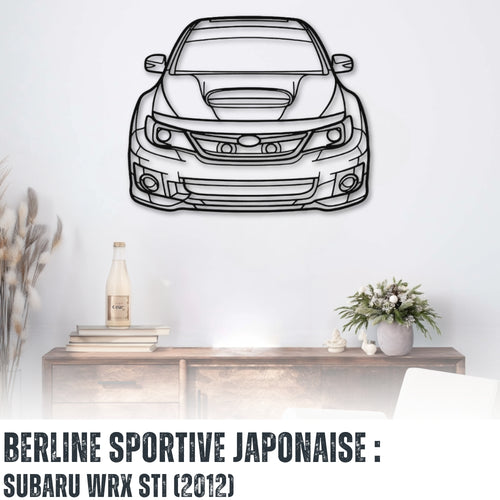 Décoration murale métal Voiture Subaru WRX STI (2012)