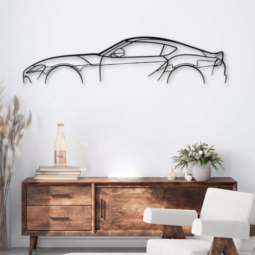 Décoration murale métal Voiture Toyota Supra MK5 PrecisionMetal