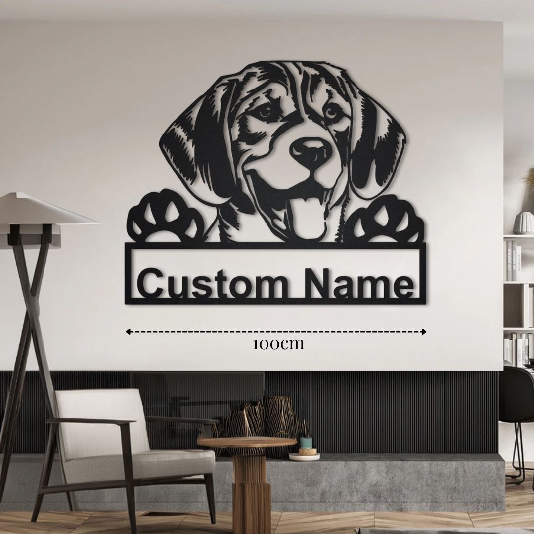 Décoration Murale pour Beagle PrecisionMetal