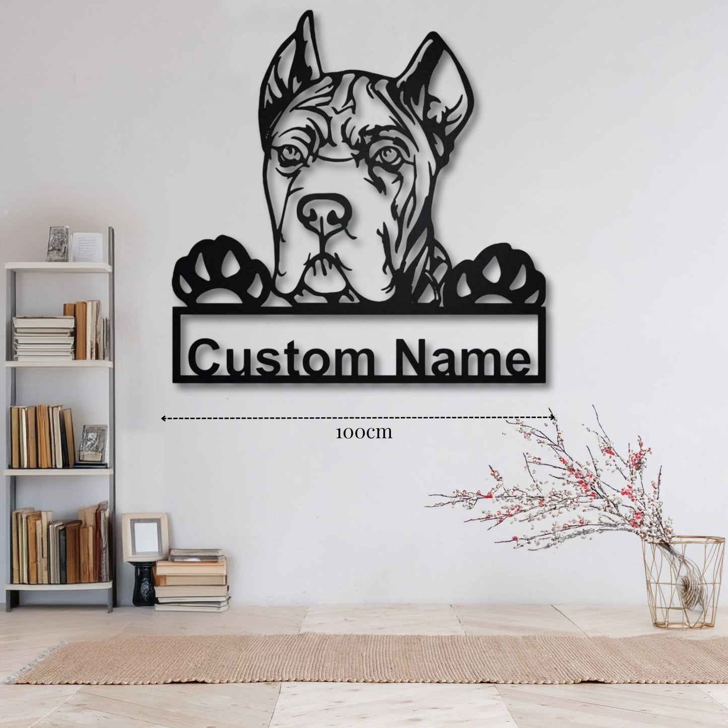 Décoration Murale pour Chien Cane Corso PrecisionMetal