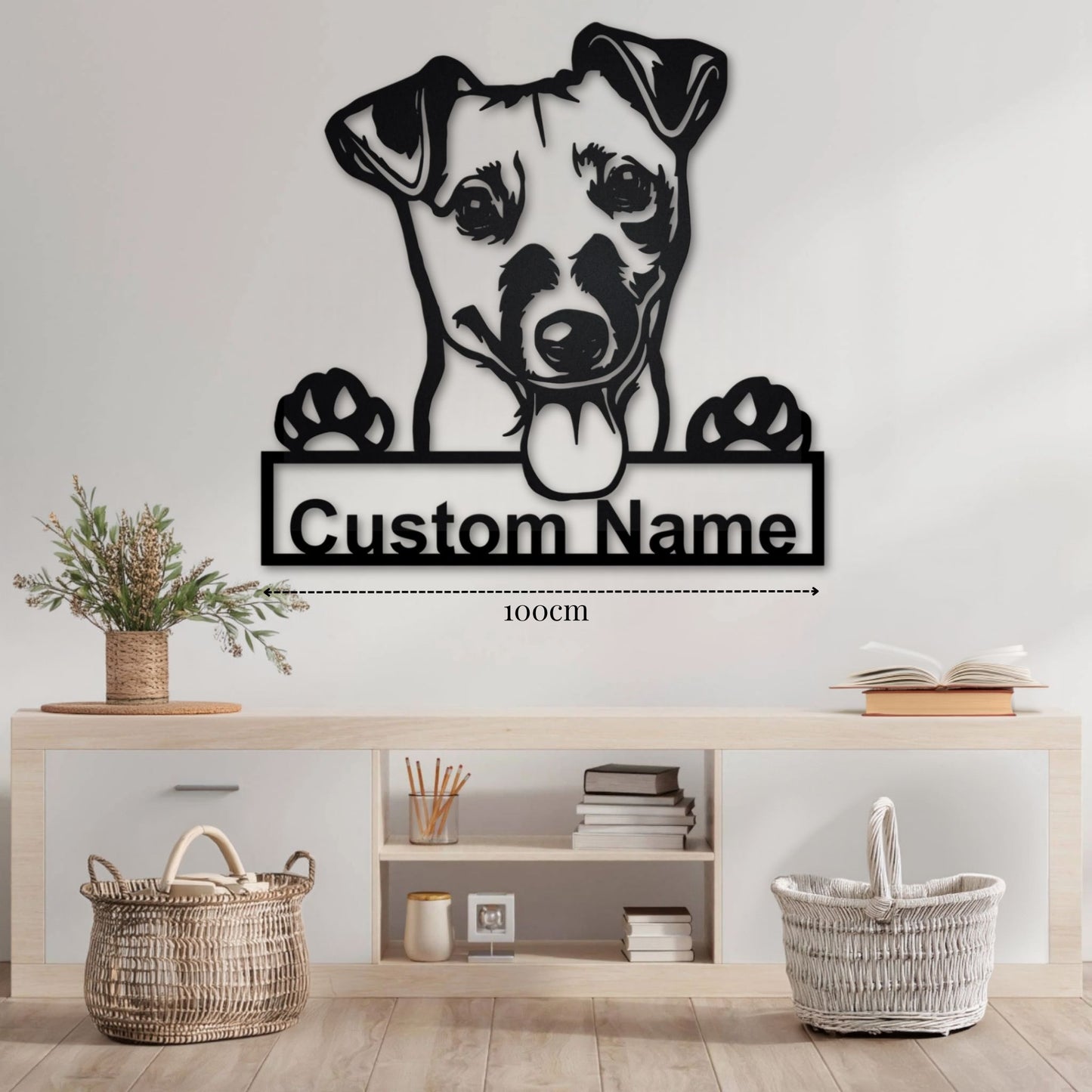 Décoration Murale pour Chien Jack Russel PrecisionMetal