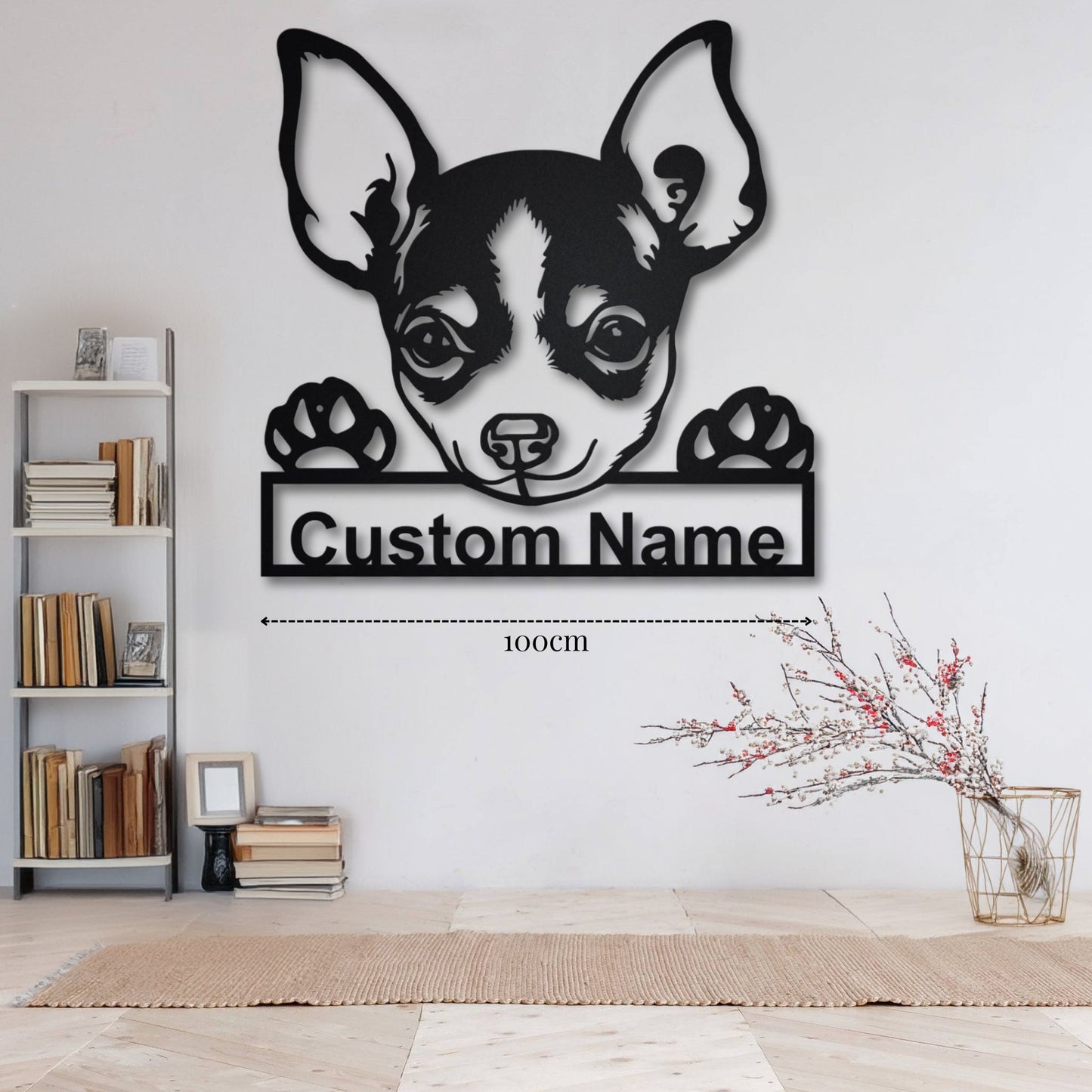 Décoration Murale pour Chihuahua PrecisionMetal