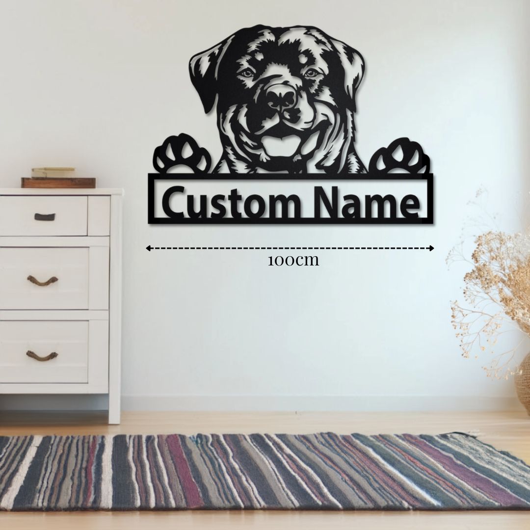 Décoration Murale pour Rottweiler PrecisionMetal