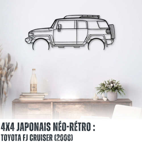 Décoration murale Voiture en métal Toyota FJ Cruiser (2008)