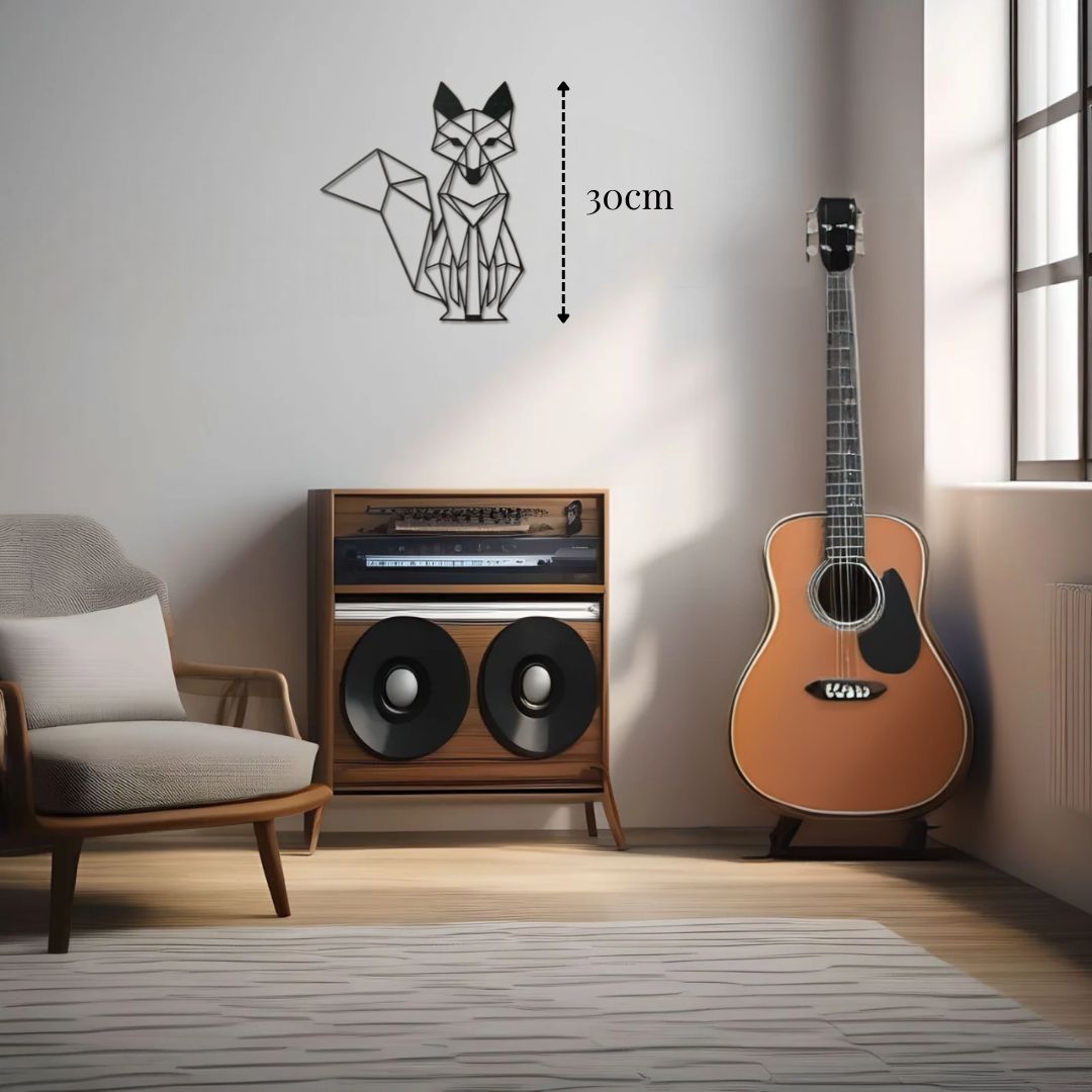 Petite Déco Murale Renard PrecisionMetal