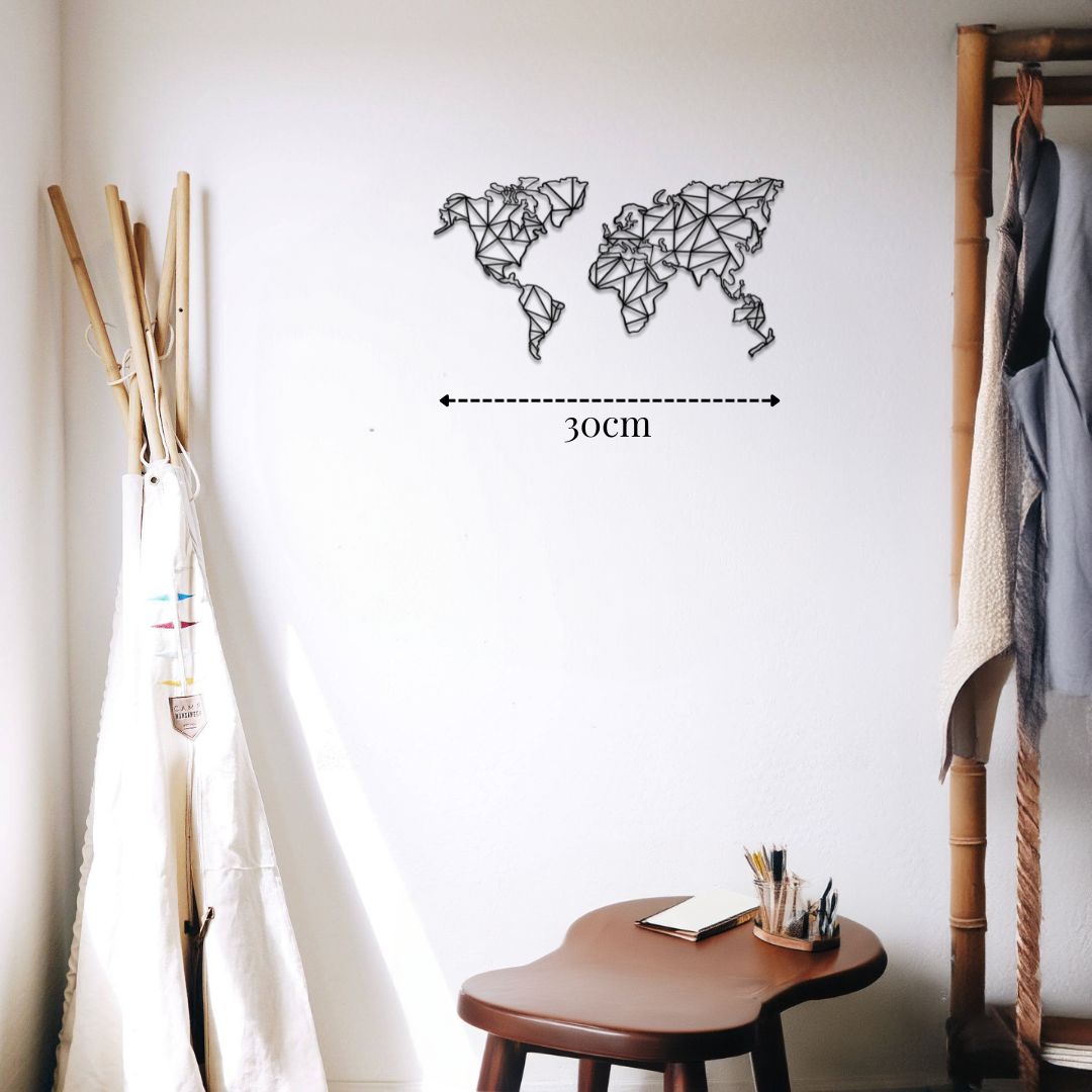 Petite décoration murale Carte du monde