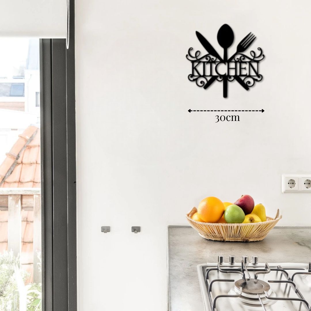 Petite Décoration Murale Cuisine Industrielle PrecisionMetal