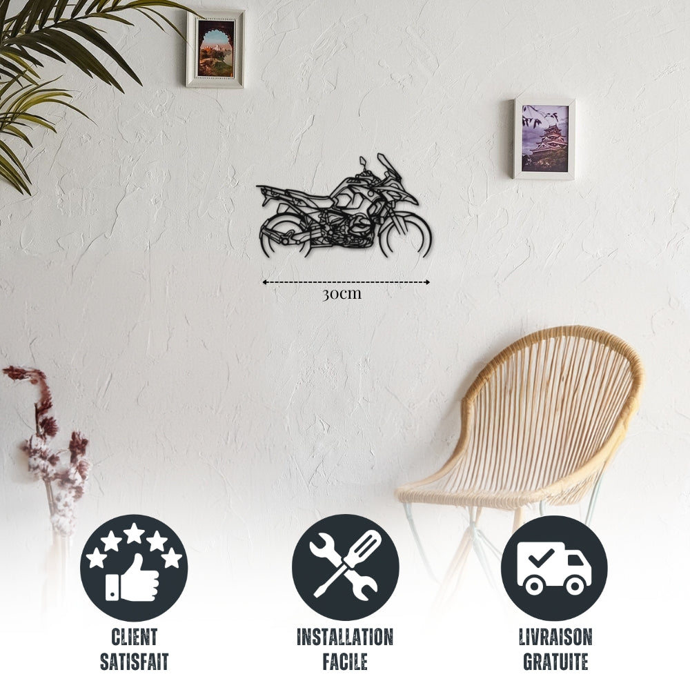 Petite décoration murale métal Moto BMW R1250 GS Precision