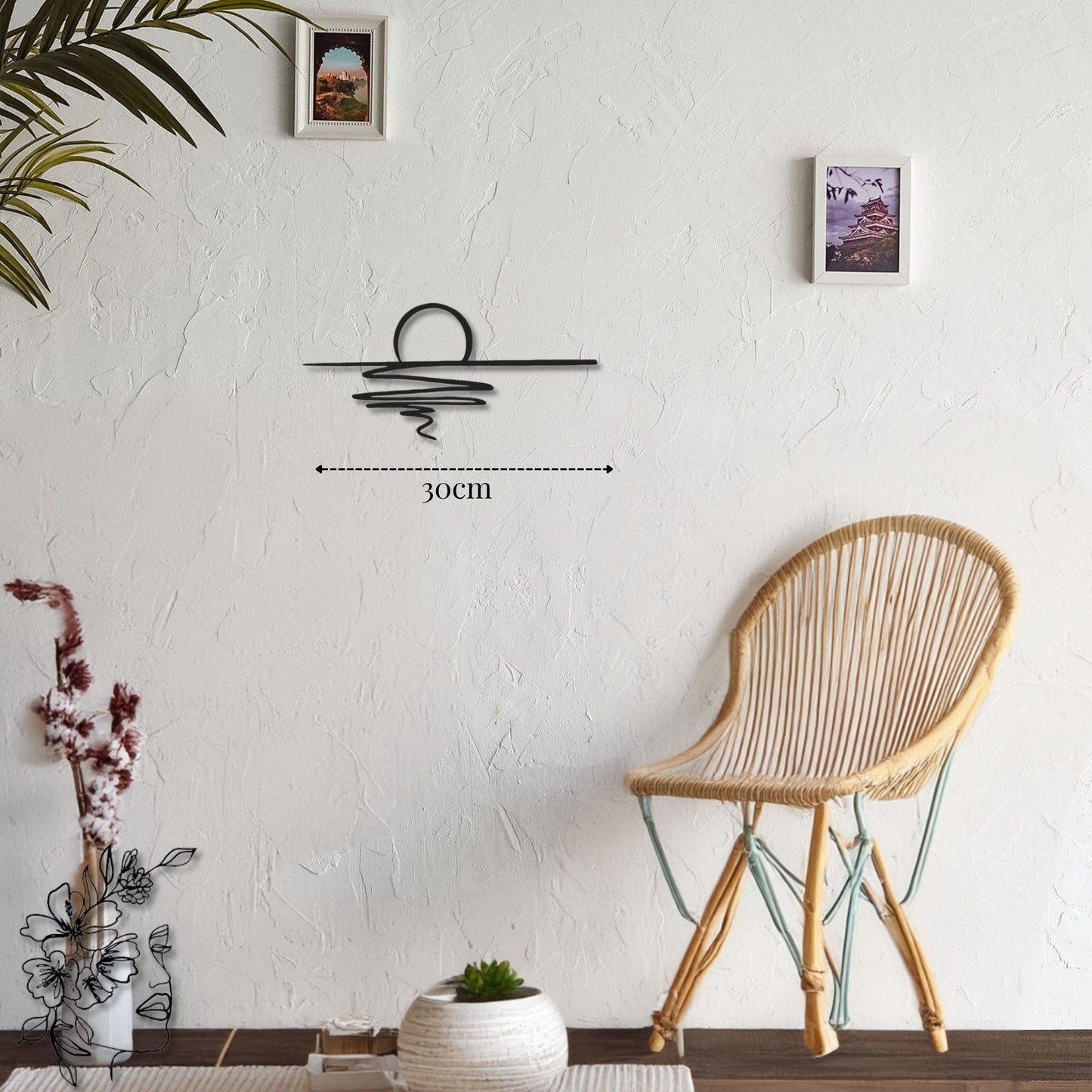 Petite Décoration Murale Métal Soleil PrecisionMetal