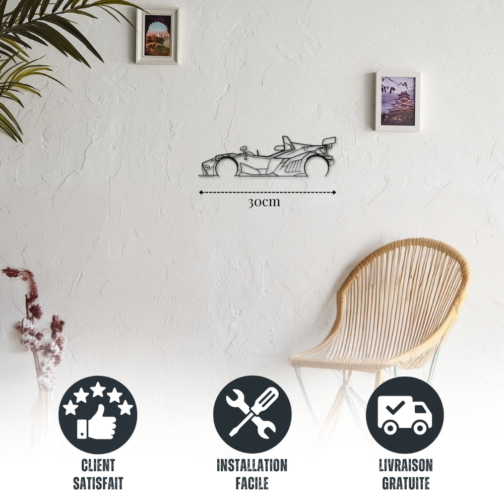 Petite décoration murale métal Voiture KTM X-Bow