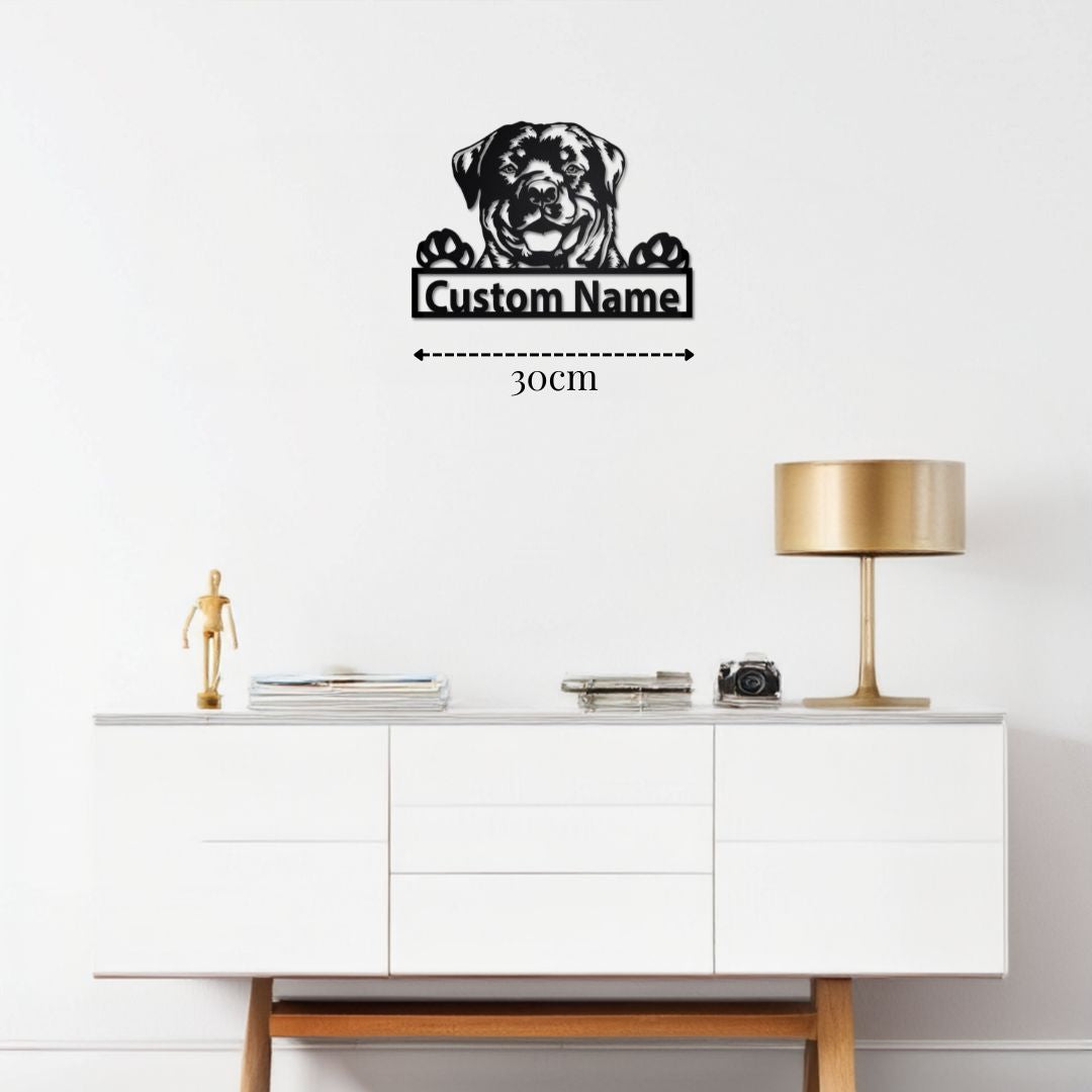 Petite Décoration Murale Rottweiler PrecisionMetal