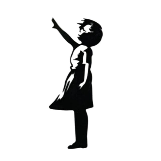 Fille au ballon de Banksy – Personnalisation Madame Boussiquot