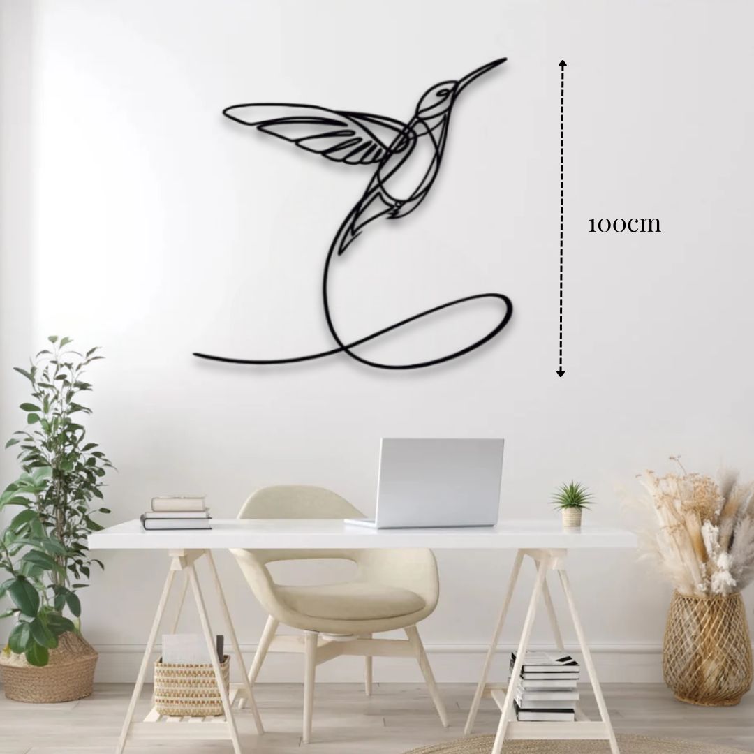 Déco murale métal Oiseau déco