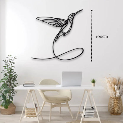 Déco murale métal Oiseau déco