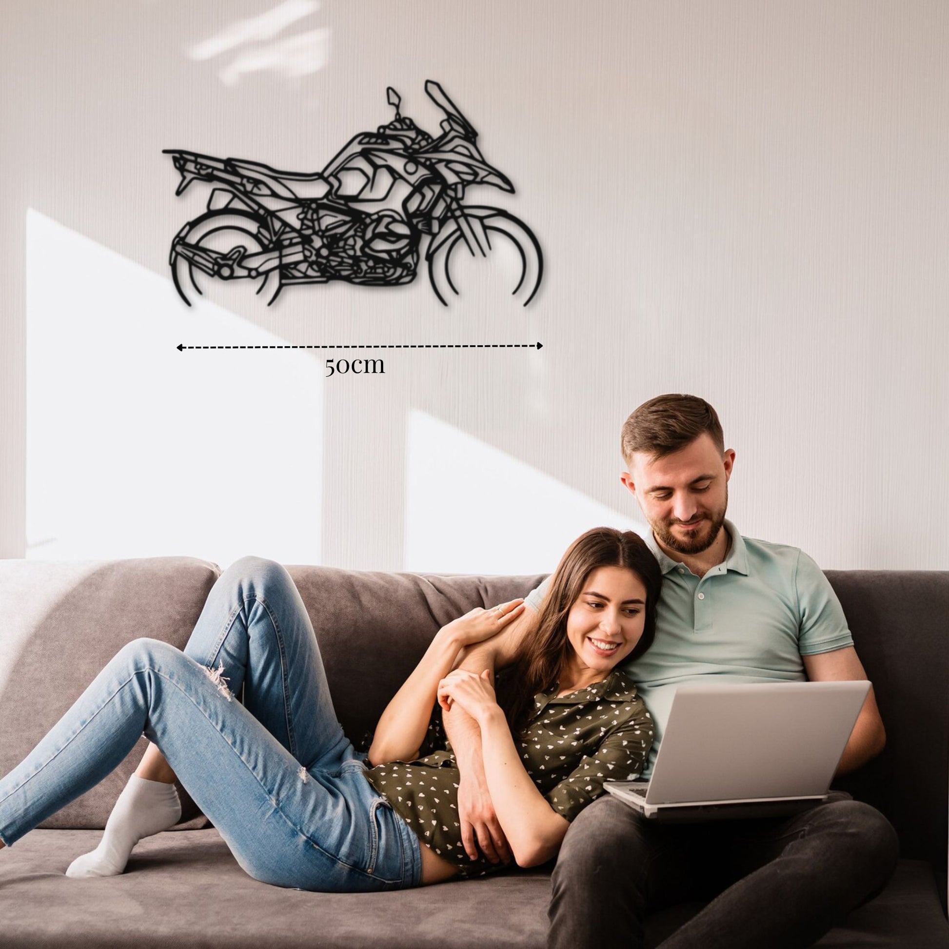 Décoration métal Moto BMW R1250 GS Precision