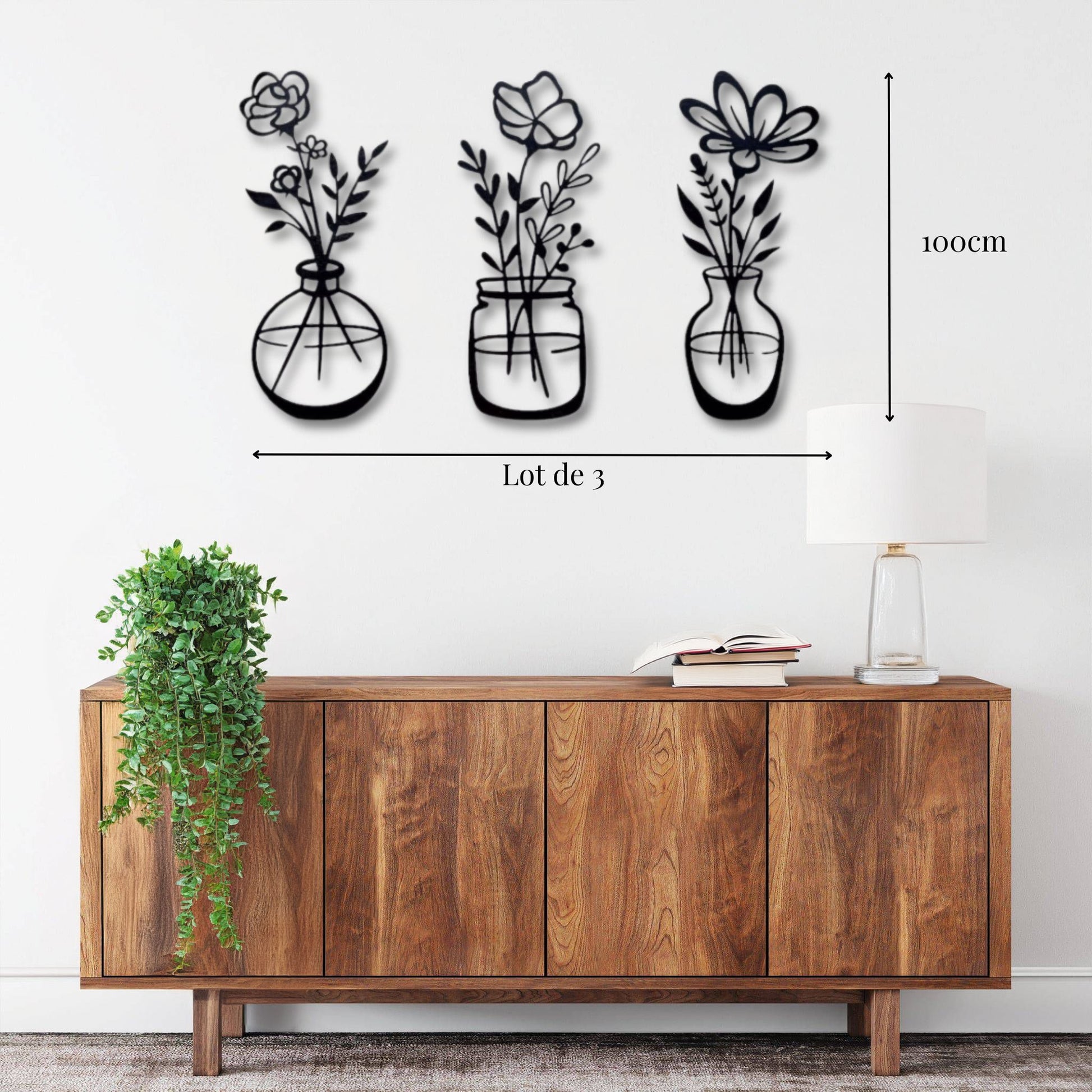 Décoration métal Rose PrecisionMetal