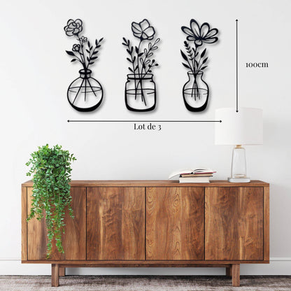 Décoration métal Rose PrecisionMetal