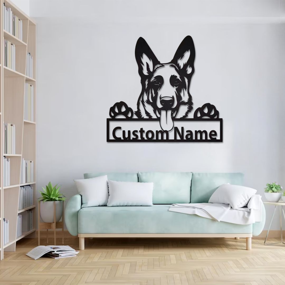 Décoration Murale Berger Allemand PrecisionMetal