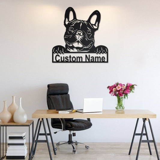 Décoration Murale Bouledogue Français PrecisionMetal