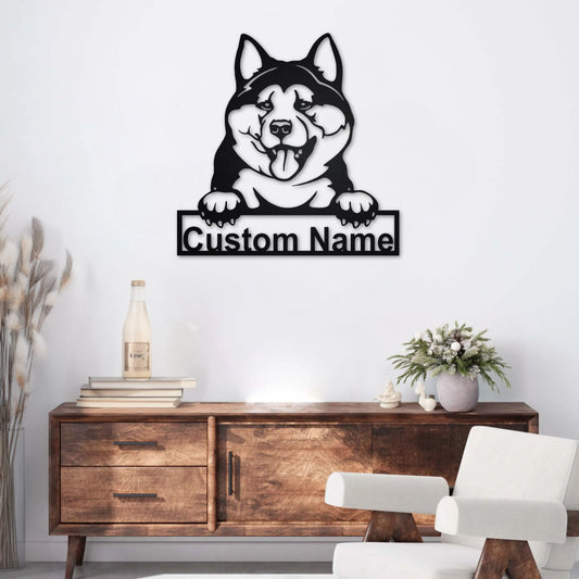Décoration Murale Chien Akita Inu PrecisionMetal