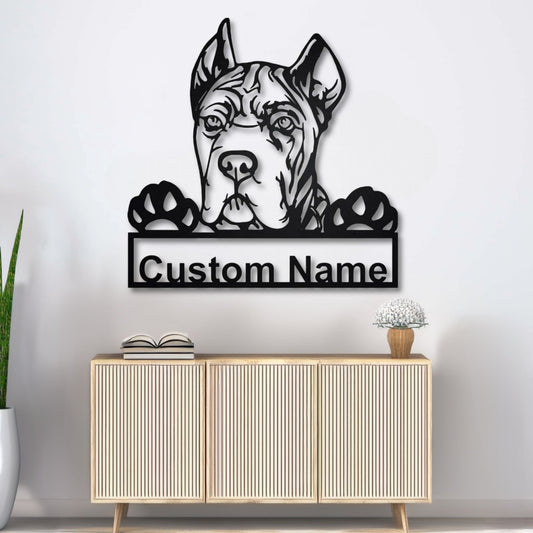Décoration Murale Chien Cane Corso PrecisionMetal