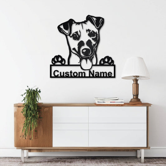 Décoration Murale Chien Jack Russel PrecisionMetal