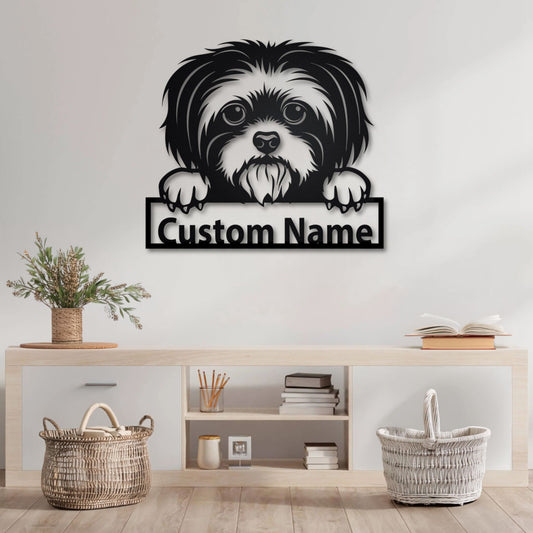 Décoration Murale Chien Shih Tzu PrecisionMetal