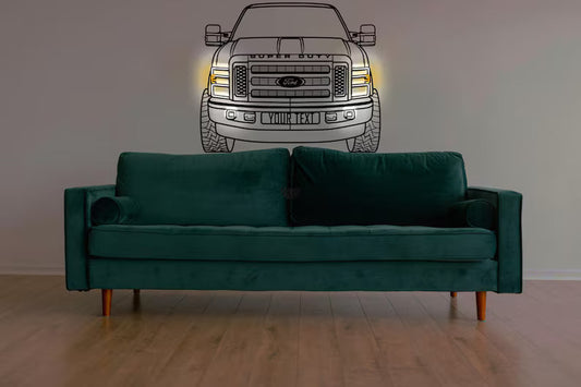 Décoration murale Ford F350 LED
