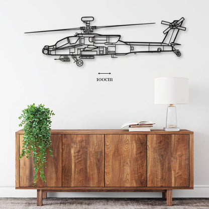 Décoration murale Hélicoptère Boeing AH-64D Apache