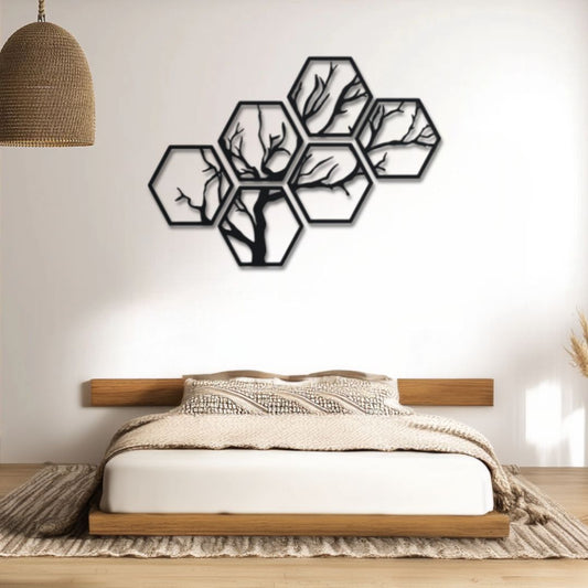 Décoration Murale Hexagone PrecisionMetal