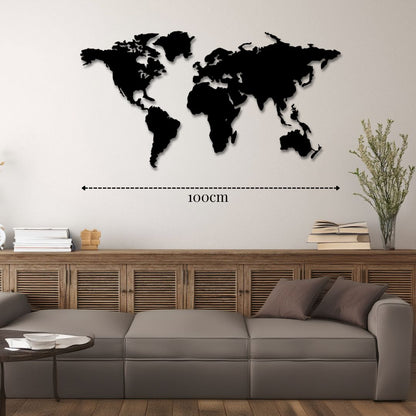 Décoration murale Mappemonde